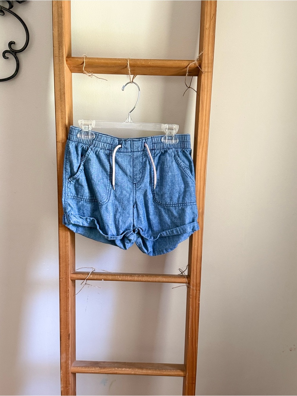 Old Navy Girls Casual Drawstring DenimShorts - Blue